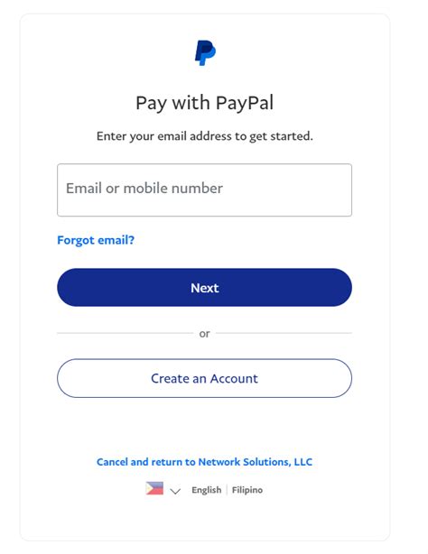 Step 1: Log in to your PayPal account.