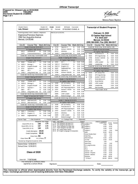 Step 1: Transcripts and Standardized Tests