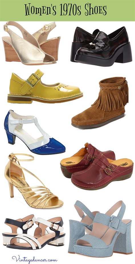 Step Back in Time with Iconic Women's 70's Shoes