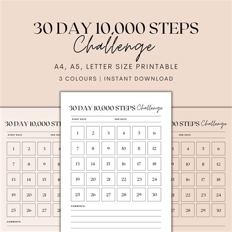 Step Challenge 2021: Take 10,000 Steps Per Day for 30 Days