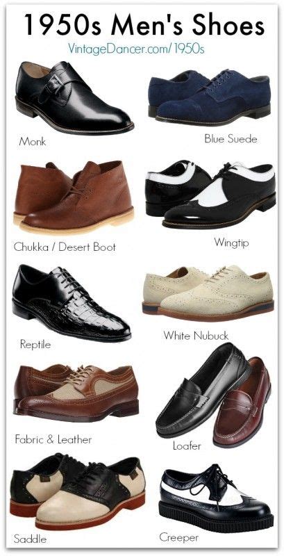 Step into Timeless Elegance: A Comprehensive Guide to 1950s Men's Dress Shoes