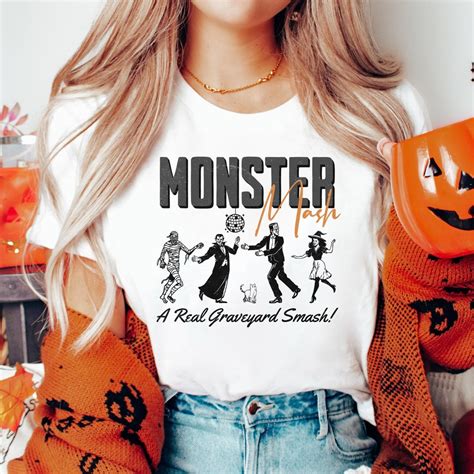 Step into the Halloween Spirit with a Monster Mash T-Shirt