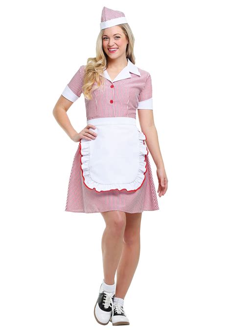 Step into the Past: The Diner Waitress Costume