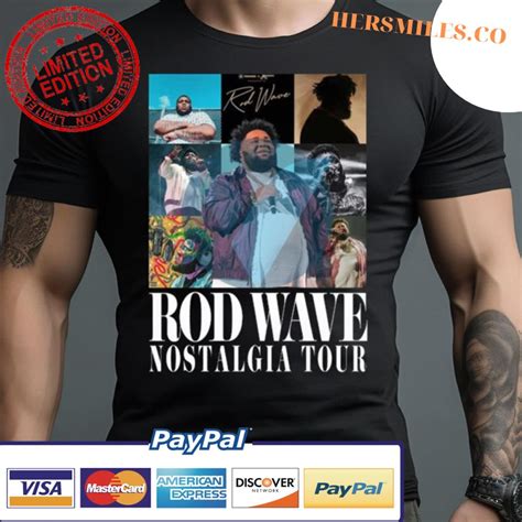 Step into the Past with the Rod Wave Nostalgia Tour Shirt