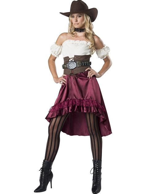 Step into the Wild West with Our Enchanting Saloon Girl Costume Women