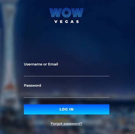 Step-by-Step Guide to WoW Casino Login