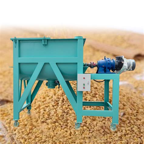 Step-by-step approach for using the horizontal feeds mixer machine :