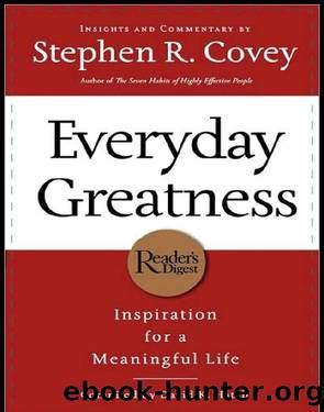 Stephen Covey Everyday Greatness Ebook Epub