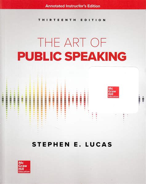 Stephen E. Lucas: The Art of Public Speaking