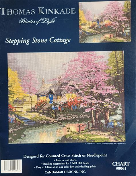 Stepping Stone Cottage Designed for Cross Stitch or Needlepoint PDF