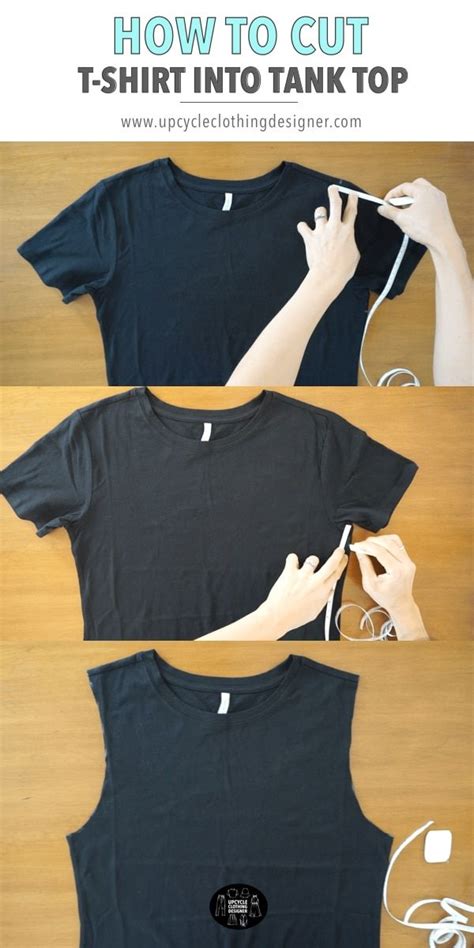 Steps to Cut a Shirt into a Tank Top