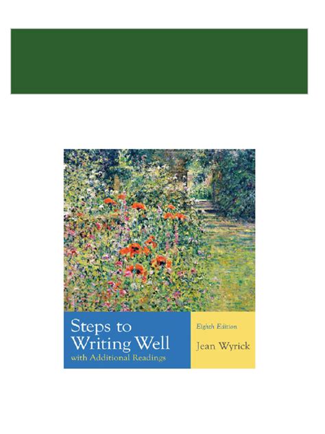 Steps to Writing Well Wyrick pdf Epub