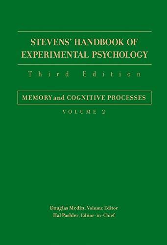 Stevens Handbook of Experimental Psychology, Vol. 2 Memory and Cognitive Processes 3rd Edition Epub