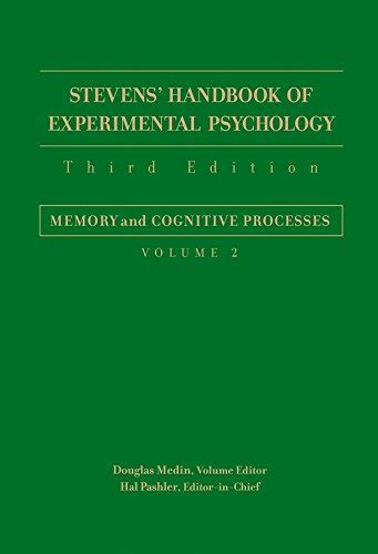 Stevens Handbook of Experimental Psychology, Vol. 2 Memory and Cognitive Processes 3rd Edition Epub