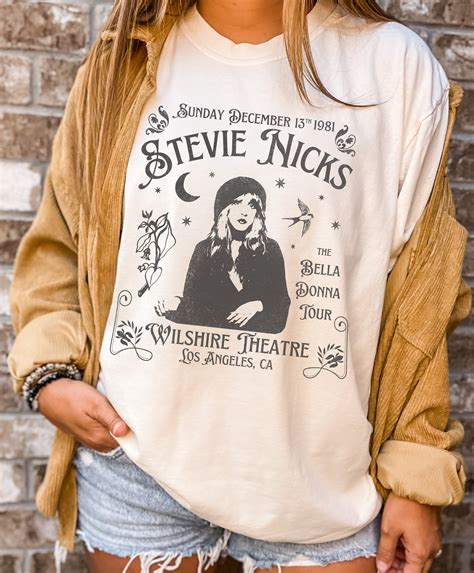 Stevie Nicks T-Shirts: A Style Statement of Enchanting Enigmatism