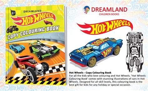 Sticker Copy Colouring Hot Wheels (Colouring & Activity Die Shaped) Reader