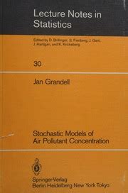 Stochastic Models of Air Pollutant Concentration Epub