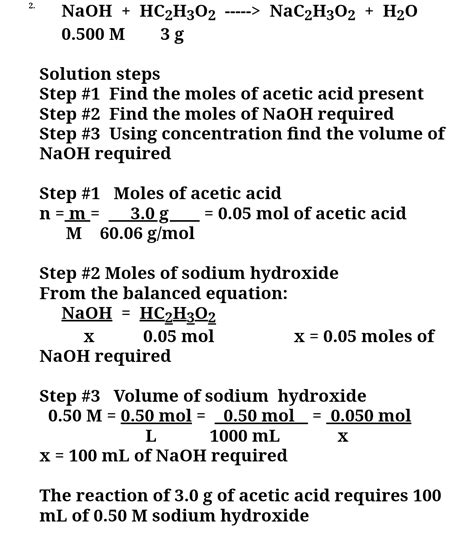 Stoichiometry Involving Solutions Worksheet Kindle Editon