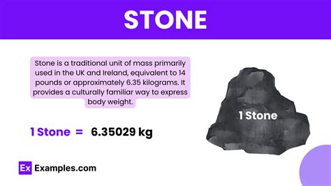 Stone: An Enduring Unit of Weight