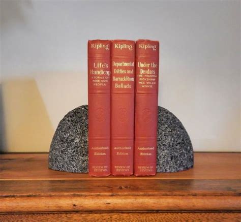 Stone Bookends: Aesthetic and Functional Sentinels