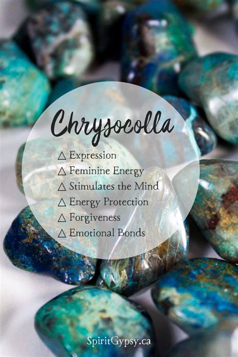 Stone Chrysocolla: A Gem of Empowerment and Healing