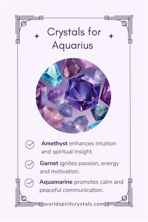 Stones for Aquarius: 7 Crystals to Enhance Your Creativity and Intuition