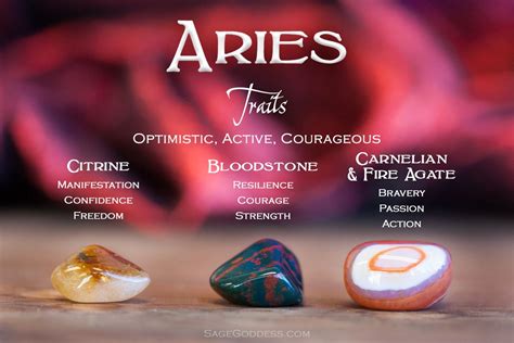 Stones for Aries: Strengthening Your Fiery Spirit