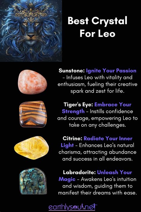 Stones for Leo: A Guide to the Gems that Empower the Lion