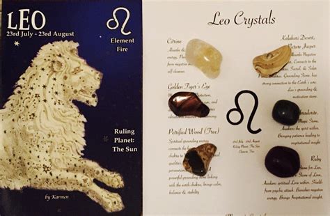 Stones for Leo: Guiding the Lion's Path with Nature's Power