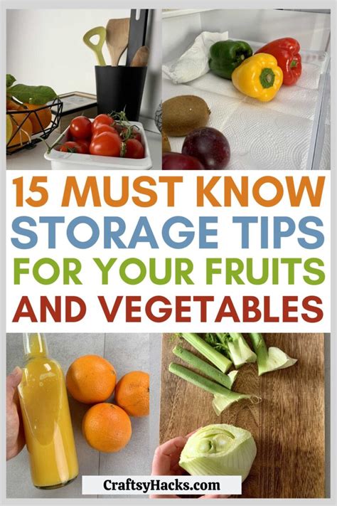 Store fruits properly: