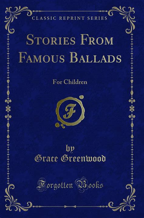 Stories from Famous Ballads For Children... PDF