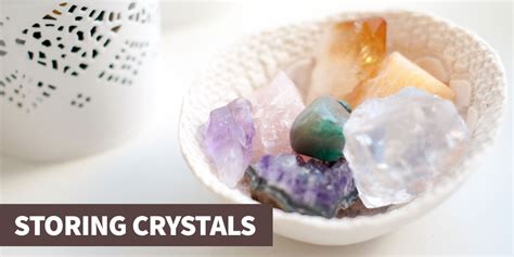 Storing crystals in sunlight: