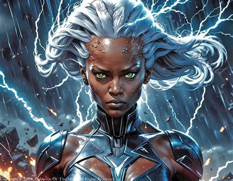 Storm Character Costume: A Majestic Portrayal of Elemental Power