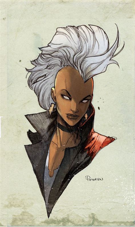 Storm from X-Men: The Majestic Allure of Mohawk Magic