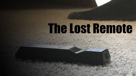 Story 1: The Case of the Missing Remote