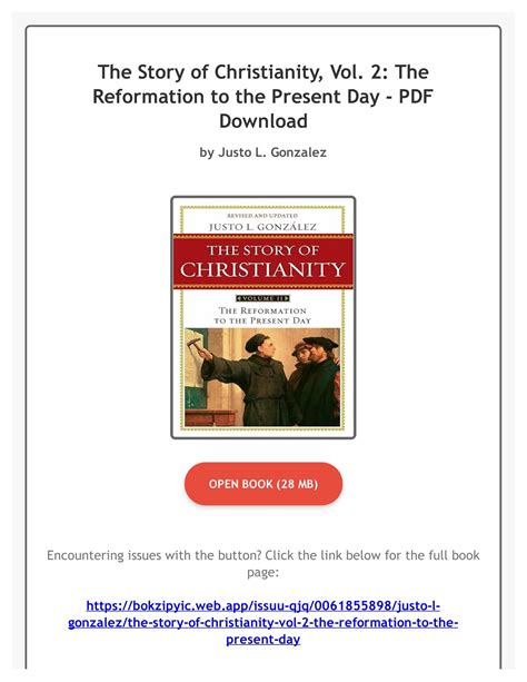 Story Christianity Vol Reformation Present PDF