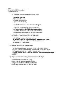 Story Of An Hour Selection Quiz Answers PDF