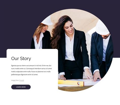 Story Website Template