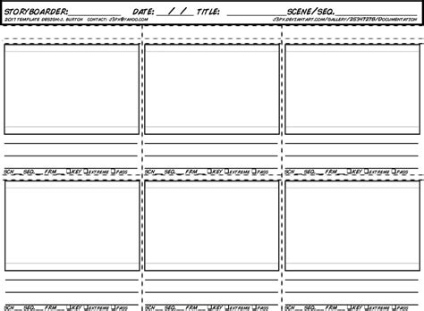 Storyboard Animation Template