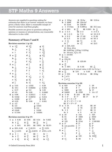 Stp Mathematics 9b Answers Doc