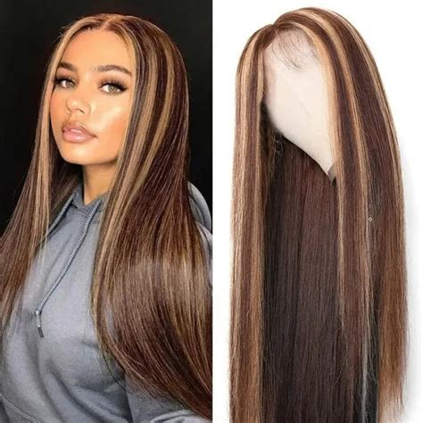 Straight 2025: Synthetic Brown Long Wigs VS Human Hair Wigs