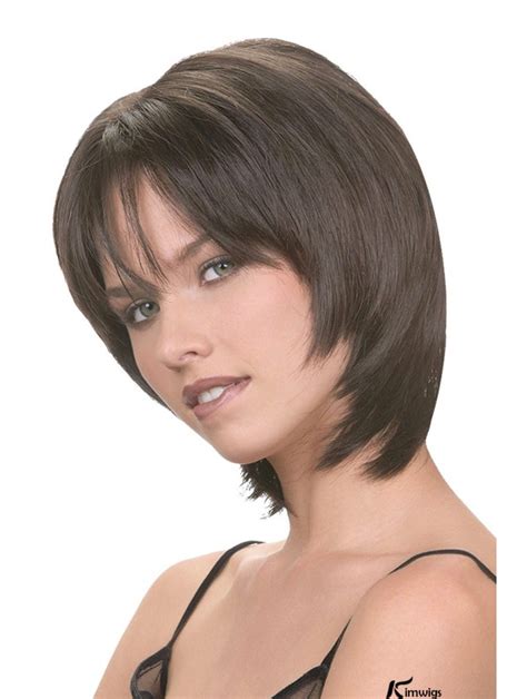 Straight 6" Short Brown Bob Capless Wigs New Styles For 2025