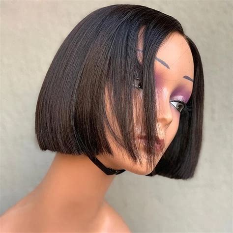 Straight Hair Bob Wig 8": Style, Versatility, Elegance