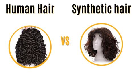 Straight Medium Wig 10": Synthetic vs. Human Hair