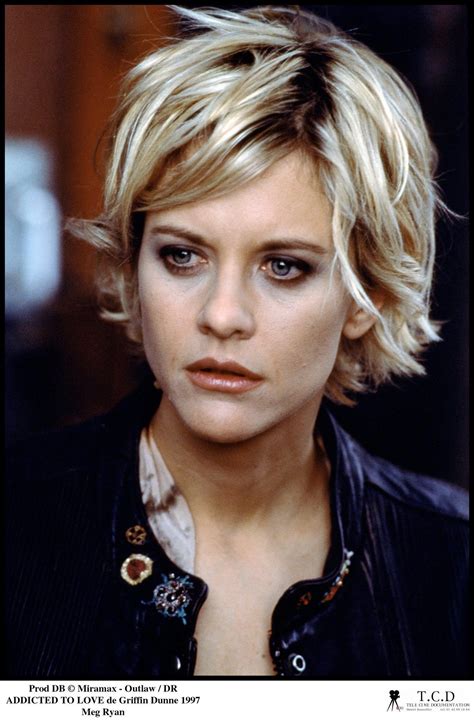 Straight Short Platinum Blonde Synthetic Meg Ryan Wigs