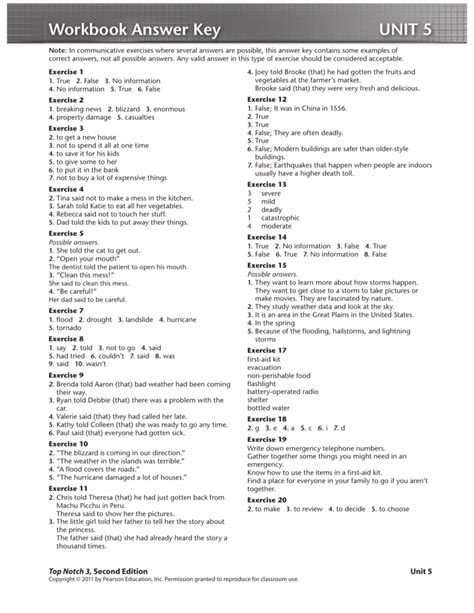 Straightforward Advanced Unit 12 Answer Key PDF