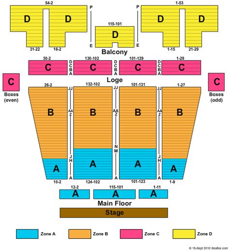 Stranahan Seating Chart Toledo