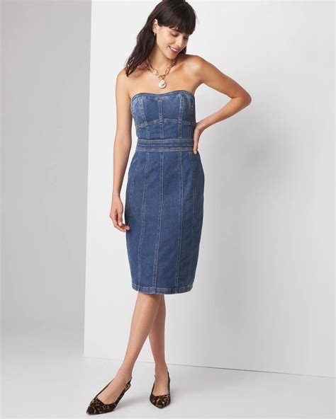 Strapless Denim Dress: The Ultimate Guide to 600+ Stunning Styles