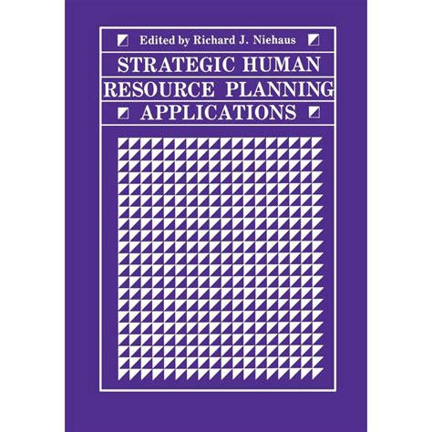 Strategic Human Resource Planning Applications PDF