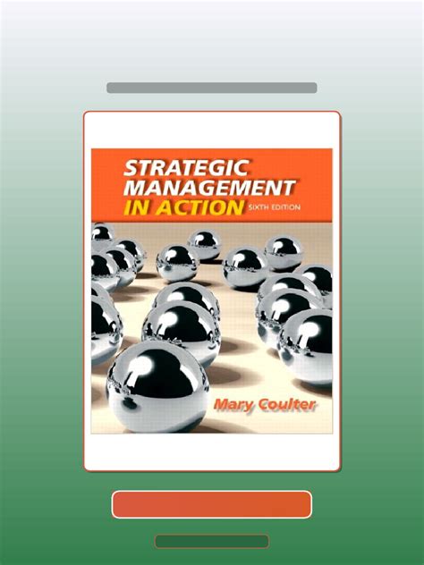 Strategic Management In Action Mary Coulter Pdf Reader